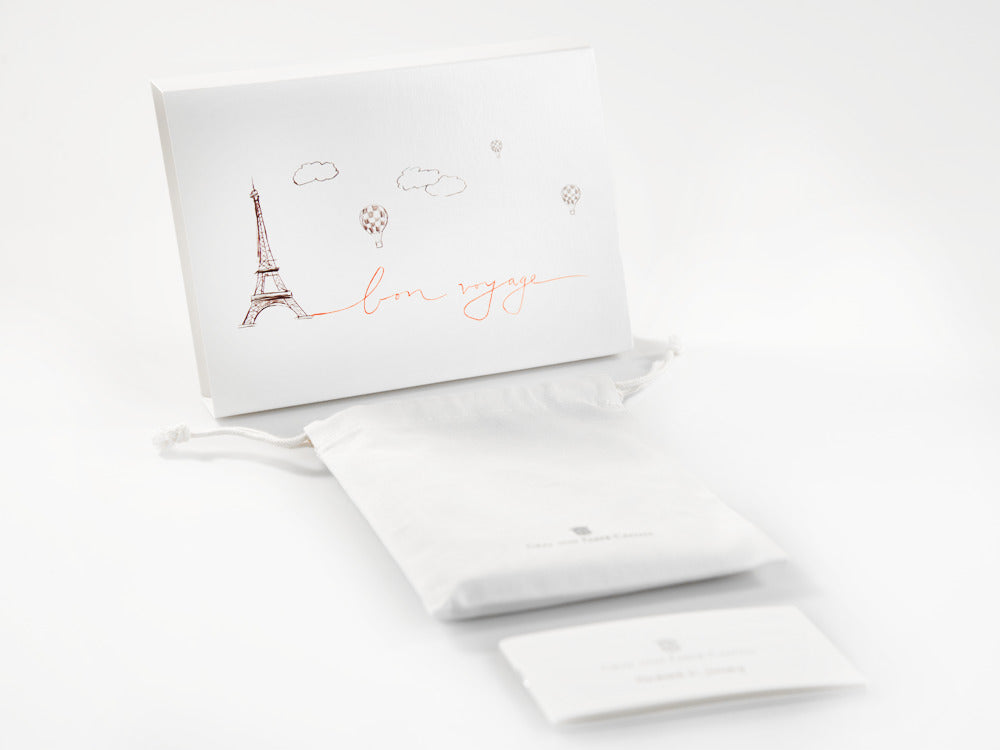 Graf von Faber-Castell Cashmere Passport Case, Calfskin Leather, Black, G118706