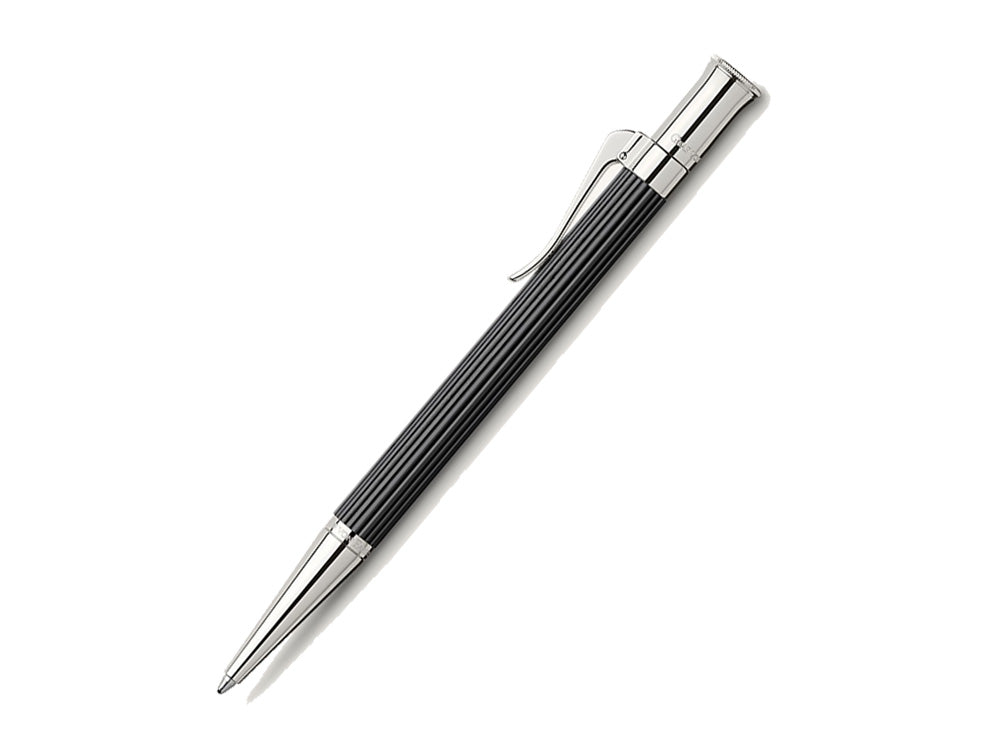 Graf von Faber-Castell Classic Ballpoint pen, Ebony wood, Platinum trim, 145531
