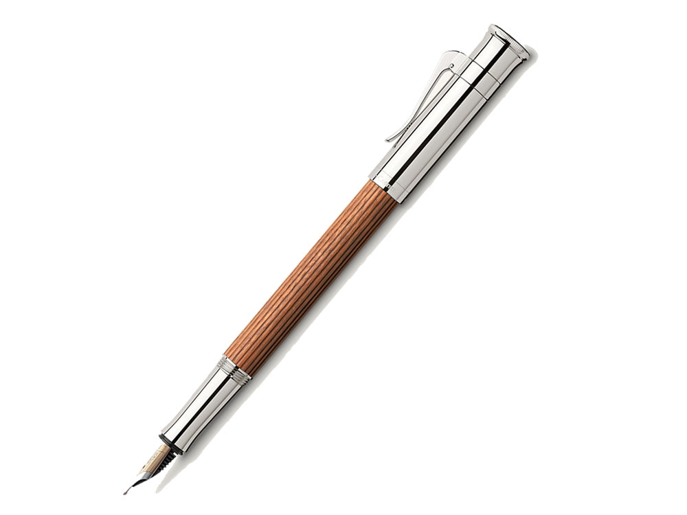 Graf von Faber-Castell Classic Fountain Pen, Pernambuco wood, Platinum