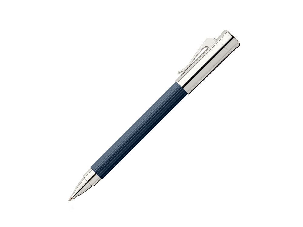 Graf von Faber-Castell Tamitio Rollerball pen, Metal, Ribbed, Navy Blue, 141573