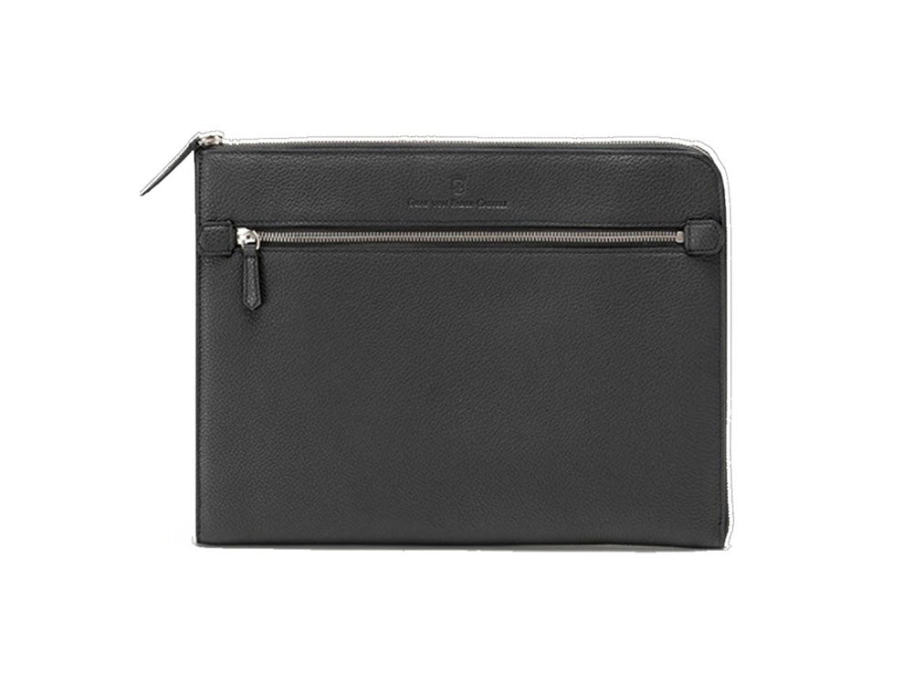 Graf von Faber-Castell Cashmere Document case, Calfskin Leather, Black, G118691