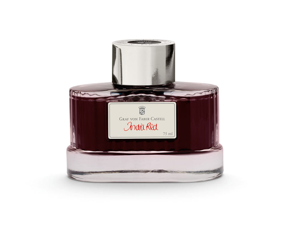 Graf von Faber-Castell Ink Bottle India Red, 75ml