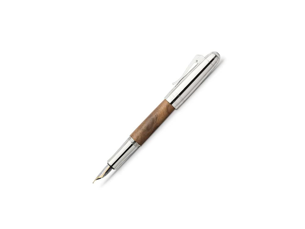 Graf von Faber-Castell Magnum Fountain Pen, Walnut wood, 156380