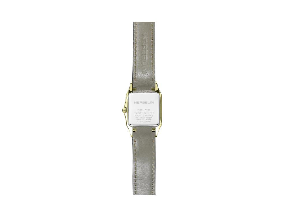 Herbelin Luna Quartz Watch, Stainless Steel 316L, White, 24 mm, 17457T01