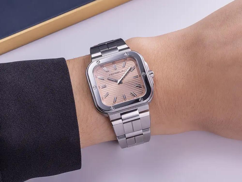 Herbelin Cap Camarat Quartz Watch, Champagne;, 30 mm, 17546B18