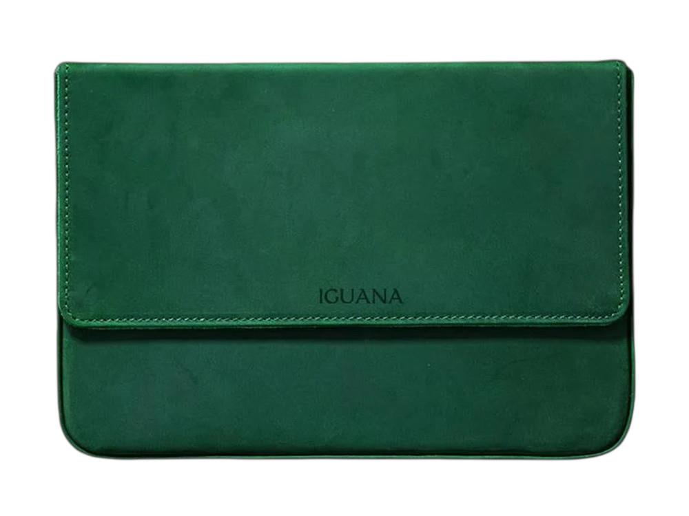 Iguana Pen Case Green, 12 Writing Items