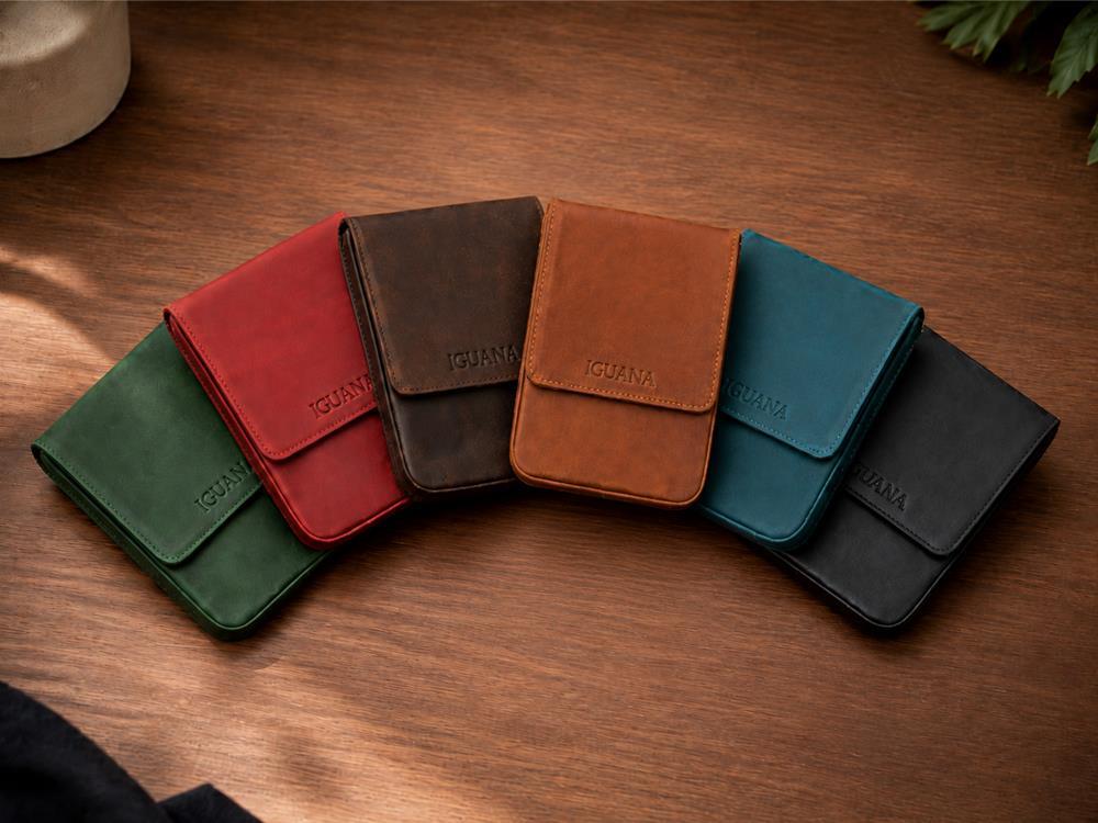 Iguana Pen Case Green 6, PEN-CASE-GREEN-6
