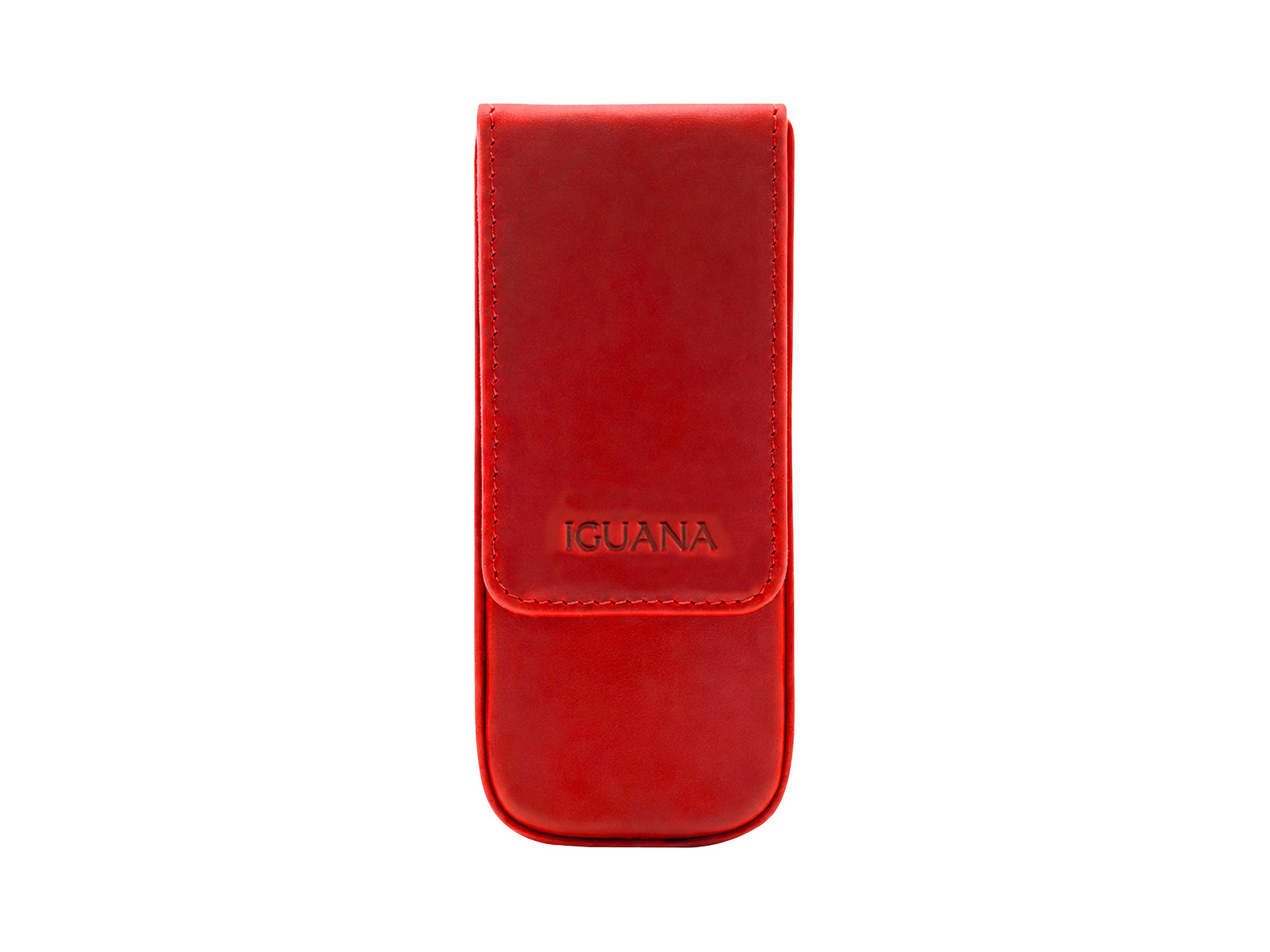 Iguana Pen Case Red for 3 writing items, PEN-CASE-RED-3