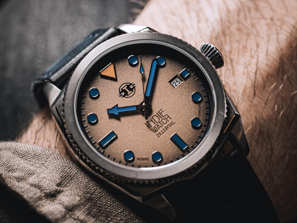 Indie Watch Zillertal Automatic Watch, Brown, 40 mm, 163K