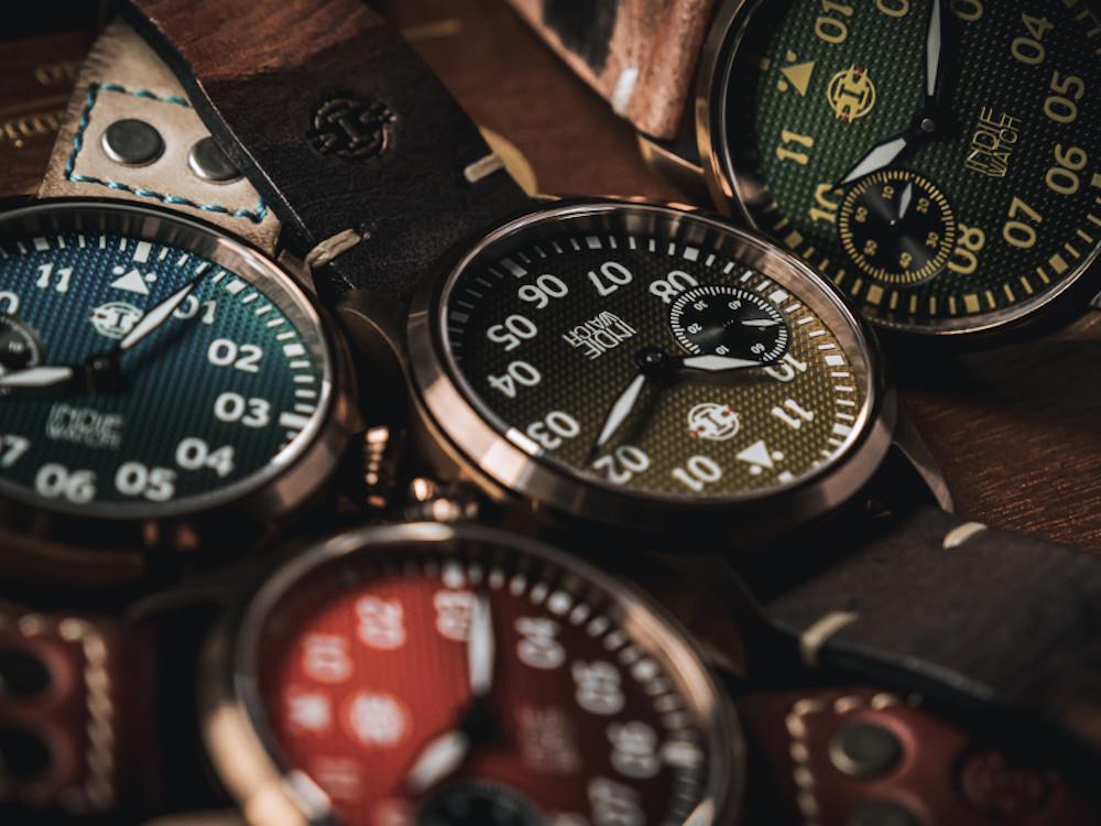 Indie Watch Swell Automatic Watch, PVD Bronze, Green, 42 mm, 257GB