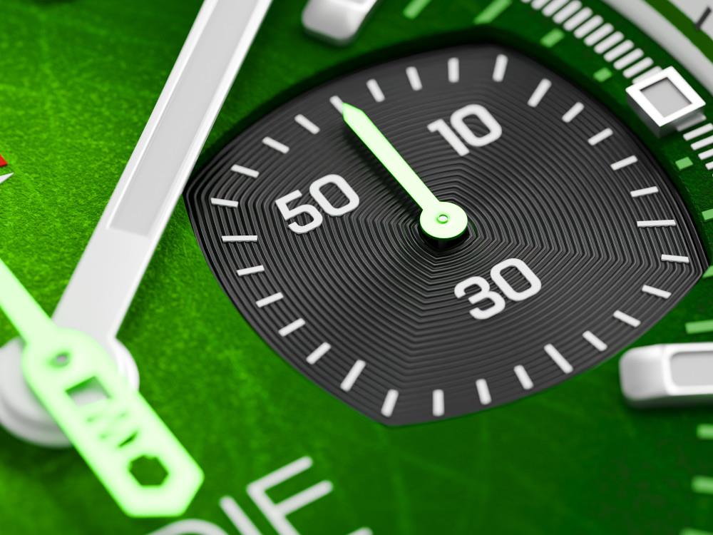 Indie Watch Strum Quartz Watch, Green, 42 mm, Chronograph, 521W