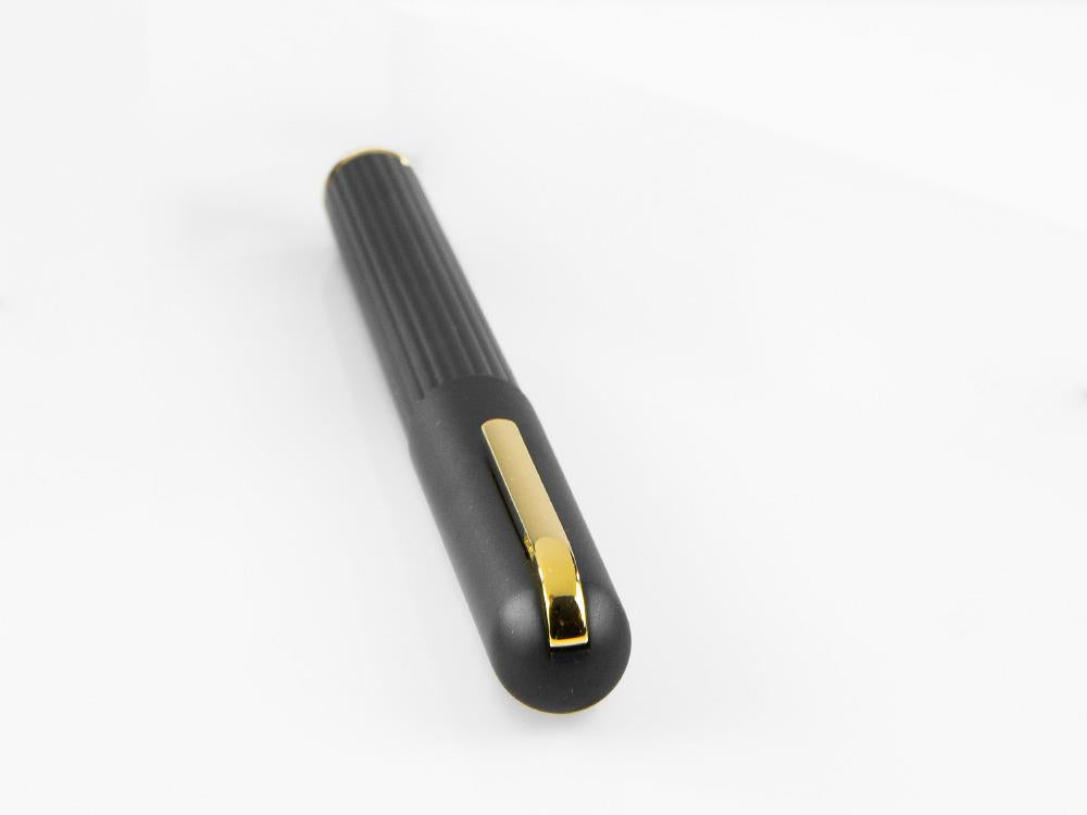 Lamy Imporium Fountain Pen, PVD, Black, Guilloche, Gold trim, 1227928