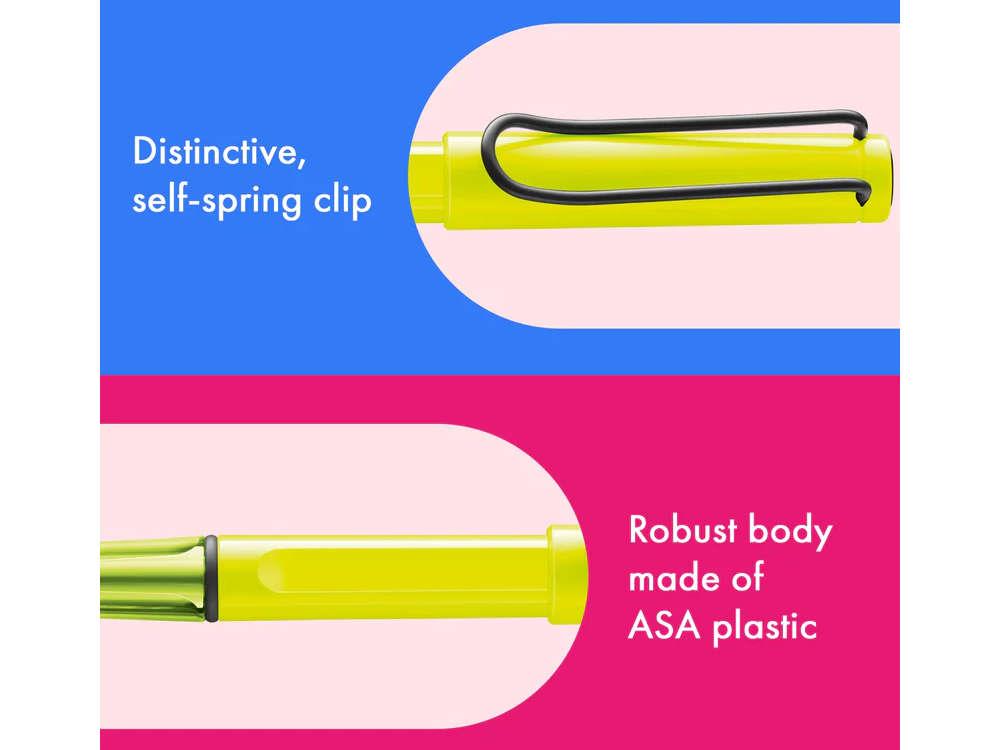 Lamy Safari Neon Yellow Rollerball pen, Special edition, 1241857