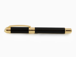 Maybach The Peak I Lustrous Midnight Fountain Pen, Gold plated, Black