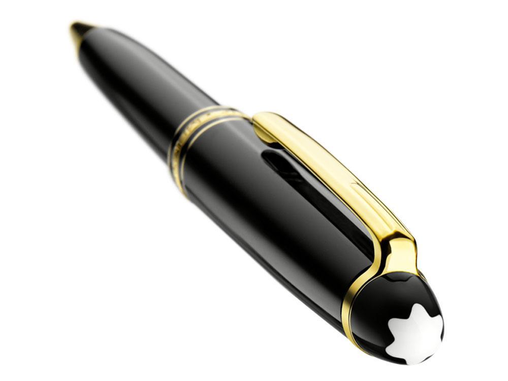 Montblanc Meisterstück Le Grand Ballpoint pen, Precious black resine, Gold trim