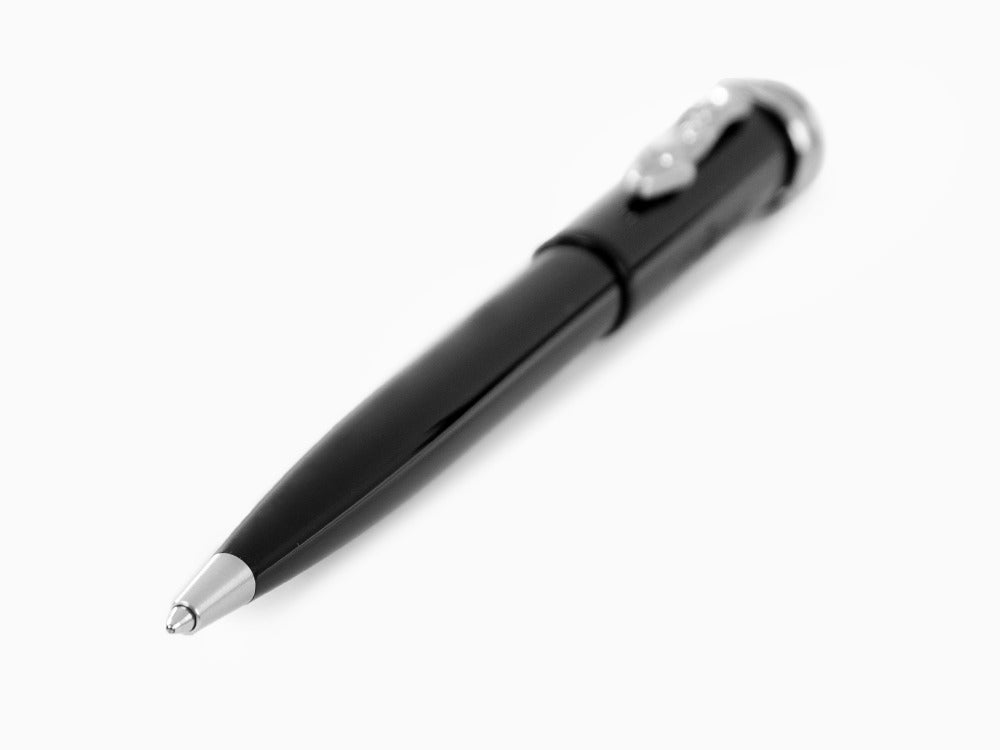 Montblanc Heritage Rouge & Noir Ballpoint pen, Platinum Trim, 132110