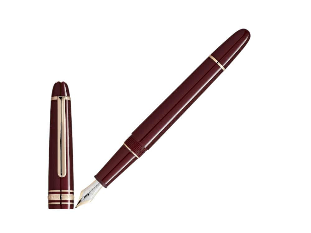 Montblanc Meisterstück Burdundy Red Classique Fountain Pen, 133014