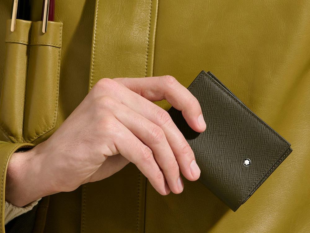 Montblanc Sartorial Credit card holder Khaki, 4 Cards, 221346