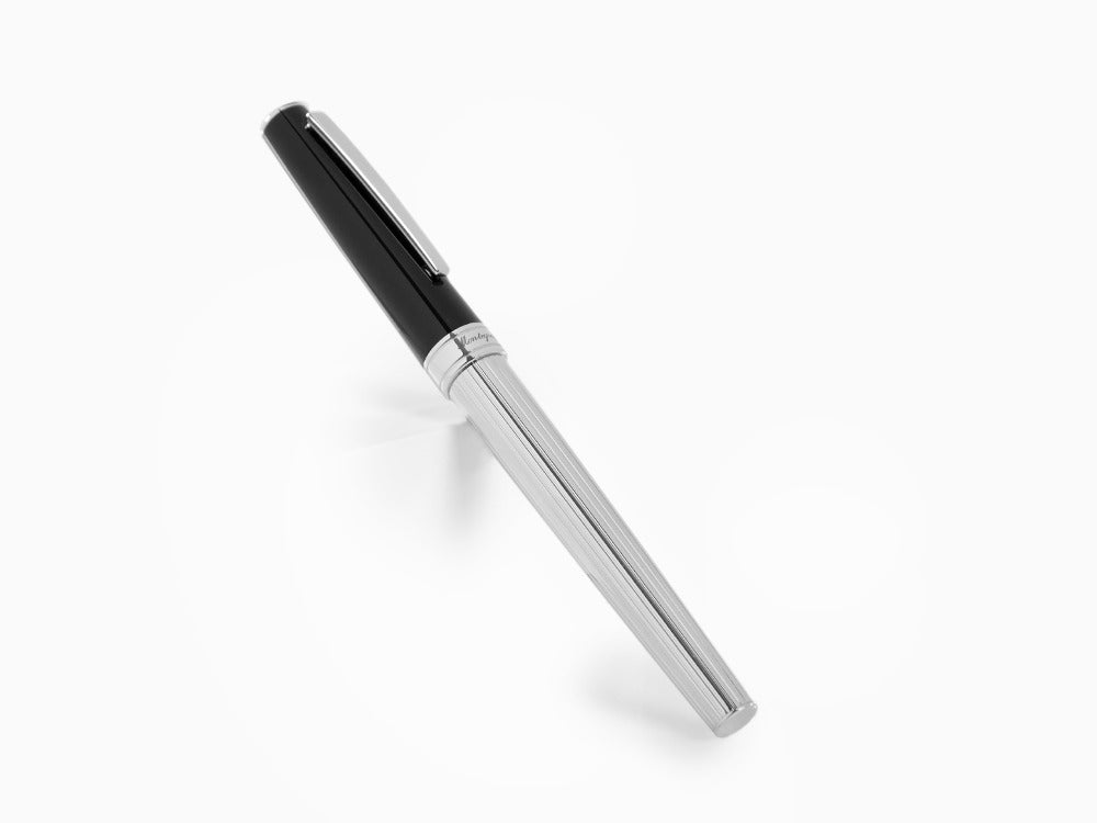 Montegrappa Armonia Duetto Rollerball pen, Steel, Black, ISA1MRAC
