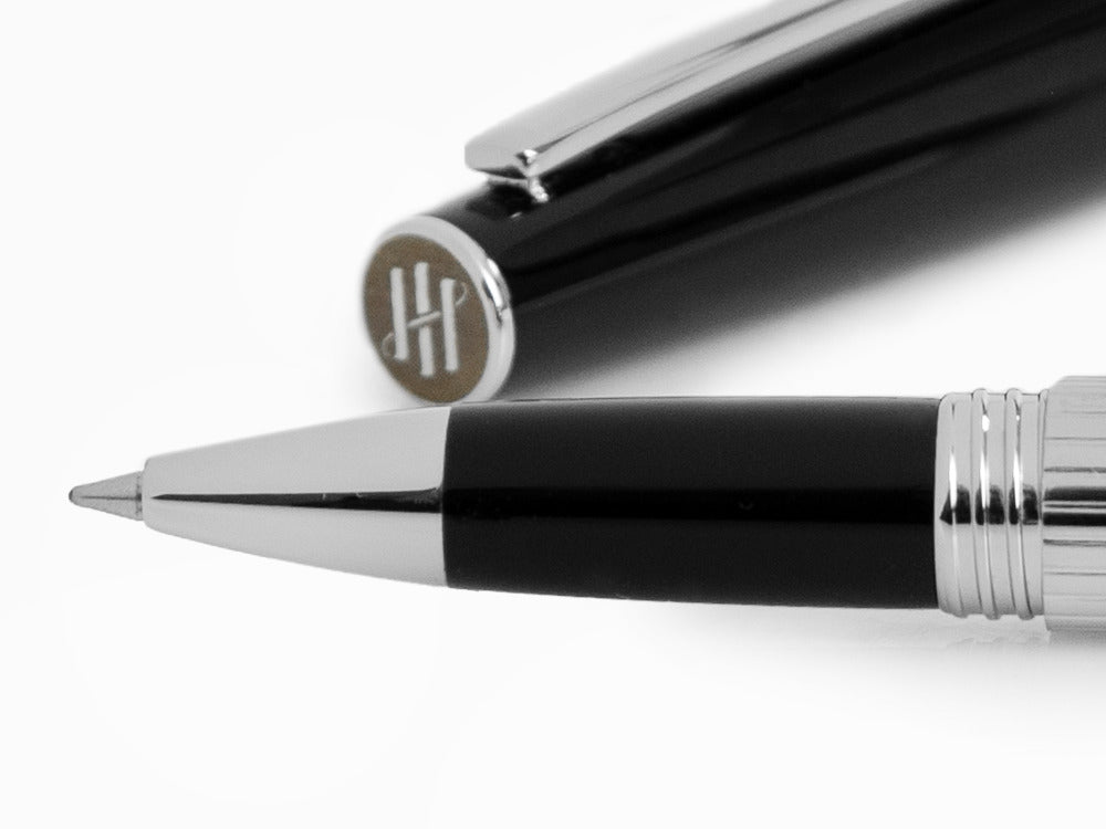 Montegrappa Armonia Duetto Rollerball pen, Steel, Black, ISA1MRAC