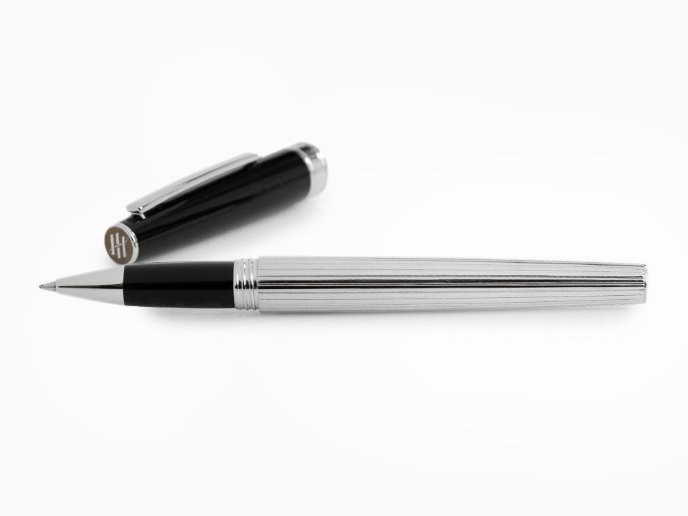 Montegrappa Armonia Duetto Rollerball pen, Steel, Black, ISA1MRAC