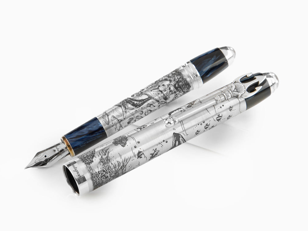 Montegrappa Prince Albert II Of Monaco Oceans Fountain Pen, LE, ISFMN-SE
