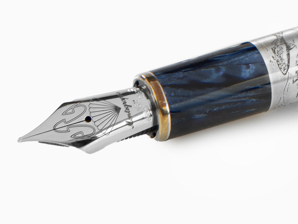 Montegrappa Prince Albert II Of Monaco Oceans Fountain Pen, LE, ISFMN-SE