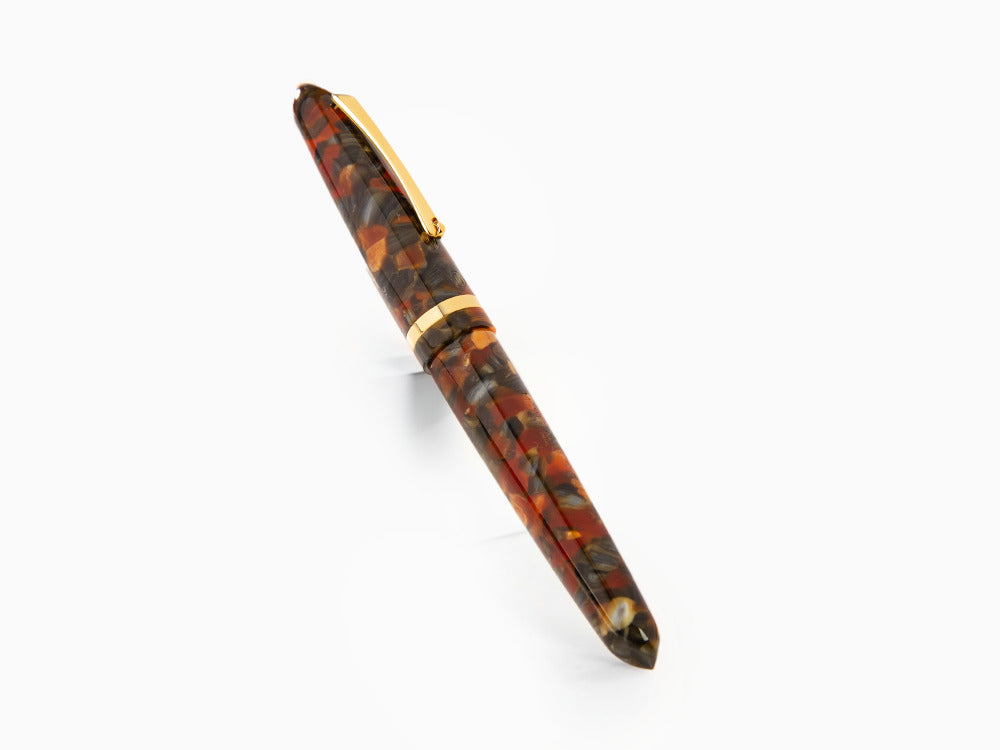 Montegrappa Venetia Plume Agate Fountain Pen, Stainless Steel, ISVEN_AJ