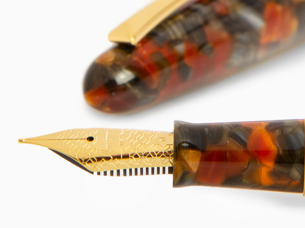 Montegrappa Venetia Plume Agate Fountain Pen, Stainless Steel, ISVEN_AJ