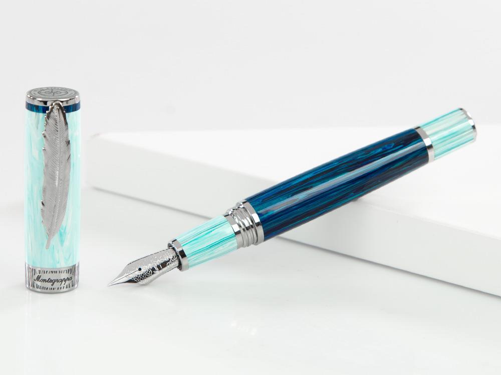 Montegrappa Wild Arctic Fountain Pen, Blue, Limited Edition, ISWDR-AA