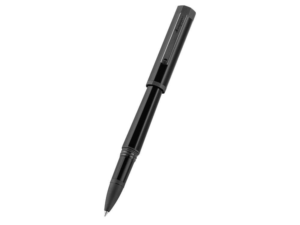 Montegrappa Otto Rollerball pen, Acrylic Resin, Black, PVD, ISZ8IRIC