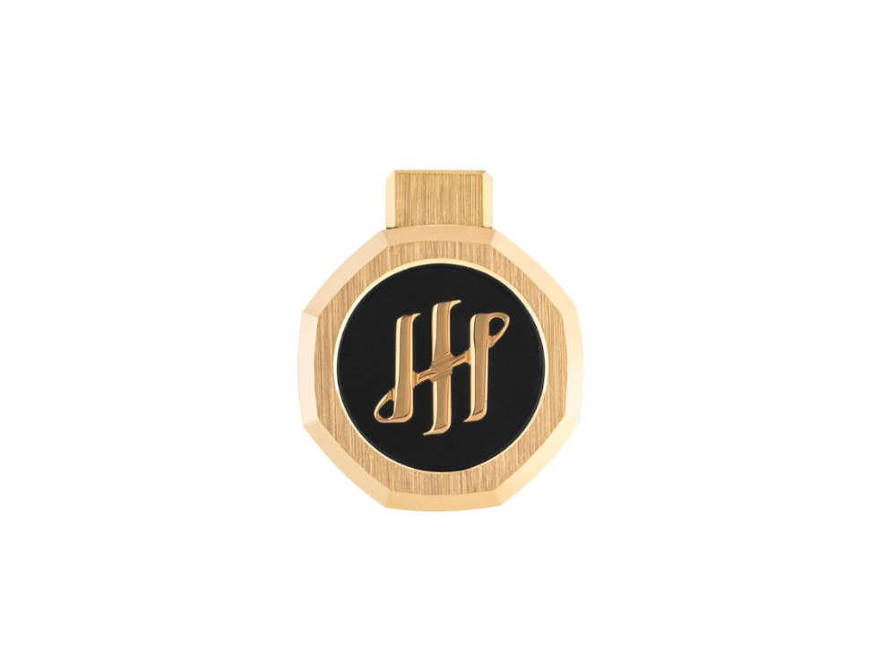 Montegrappa Otto Rollerball pen, Acrylic Resin, Black, Gold plated, ISZ8IRIY