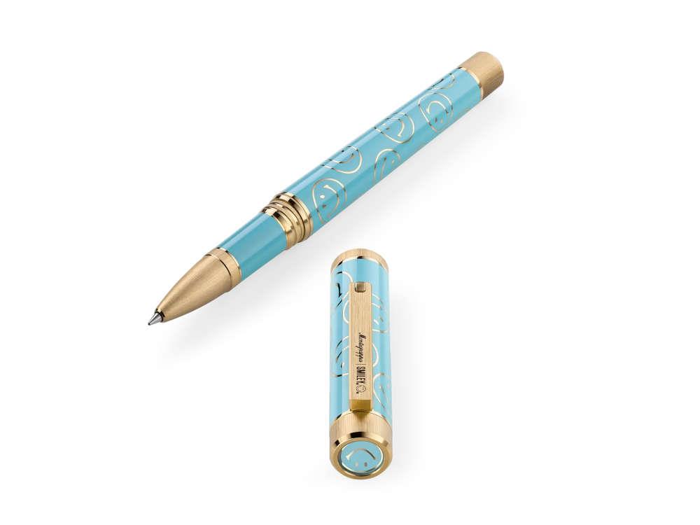 Montegrappa Smiley Heritage The Sourire Rollerball pen, Gold plated, ISZESRYS