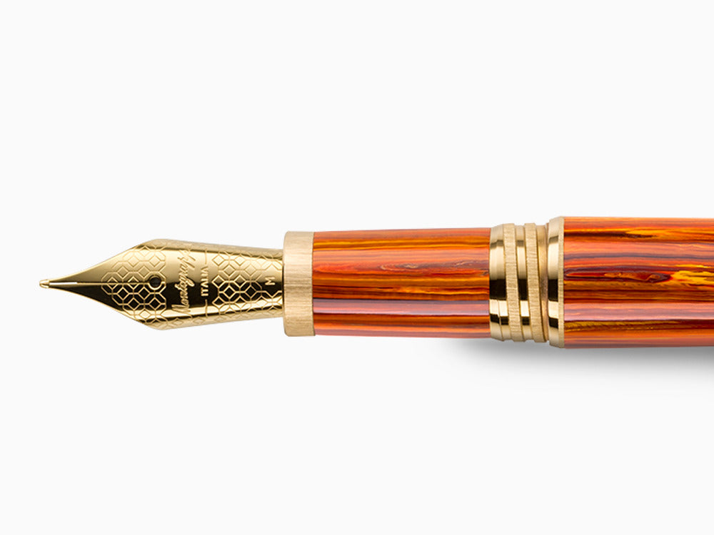 Montegrappa Zero Zodiac Leo Fountain Pen, 14k, Ltd Edition, ISZEZ-4Y-O2