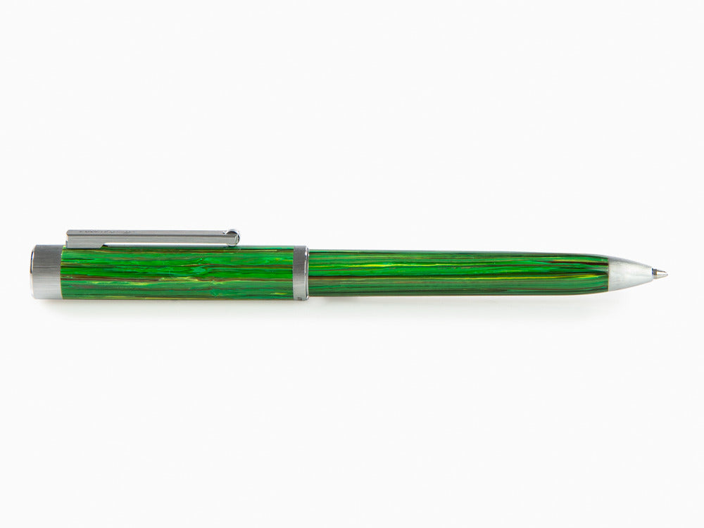 Montegrappa Zero Zodiac Virgo Ballpoint pen, Green, Stainless Steel, ISZEZBIP-G8