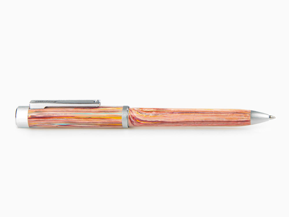 Montegrappa Zero Zodiac Pisces Ballpoint pen, Pink, Stainless Steel, ISZEZBIP-S2