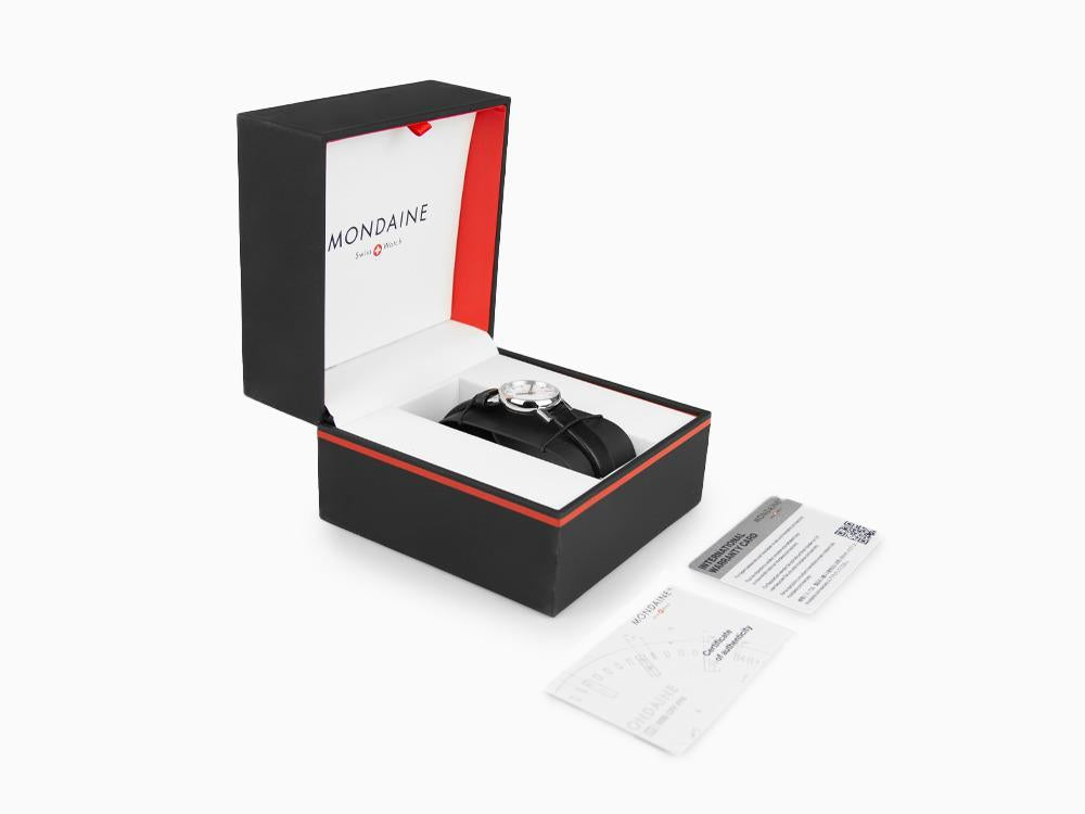 Mondaine SBB Evo2 Petite Quartz Watch, White, 26mm, Leather strap, MSE.26110.LB