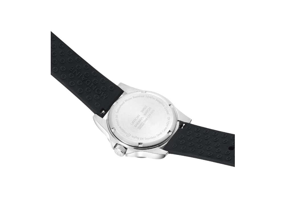 Mondaine Numeri Quartz Watch, Black, 42 mm, MSN.42120.RB