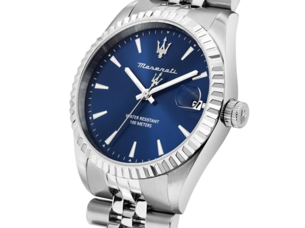 Maserati Competizione Quartz Watch, Blue, 41 mm, Mineral crystal R8853100056