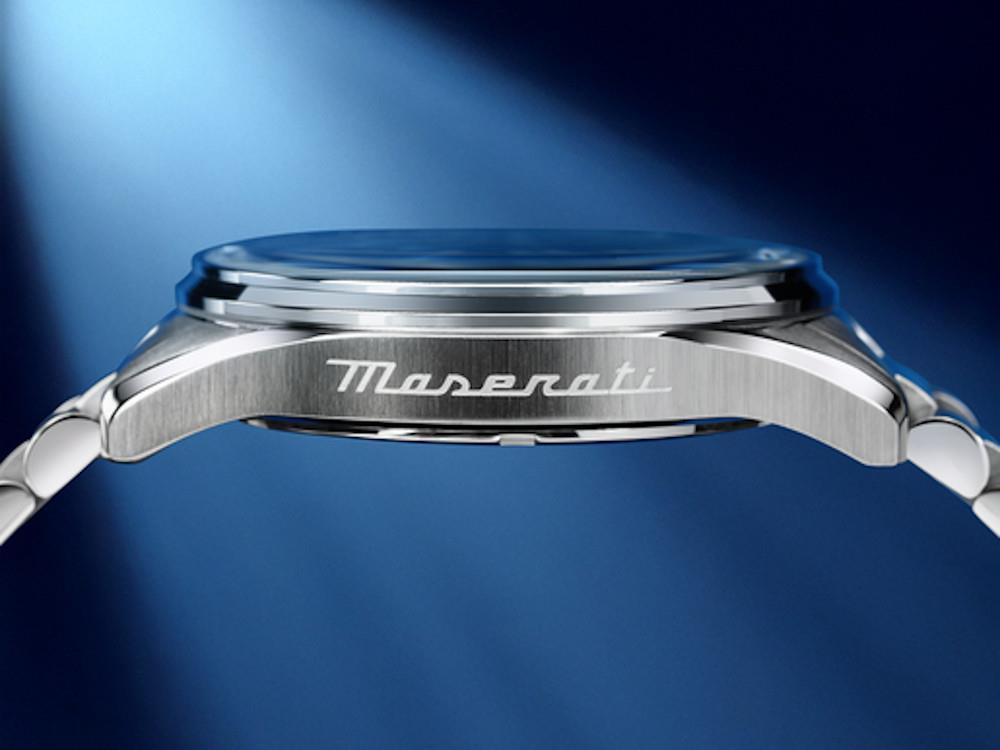 Maserati Successo Quartz Watch, Blue, 42 mm, Mineral crystal R8853124004