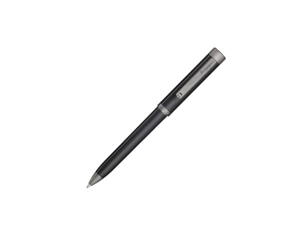 Montegrappa Zero Ballpoint pen, Black Resin, Ultra Black, ISZEIBIC