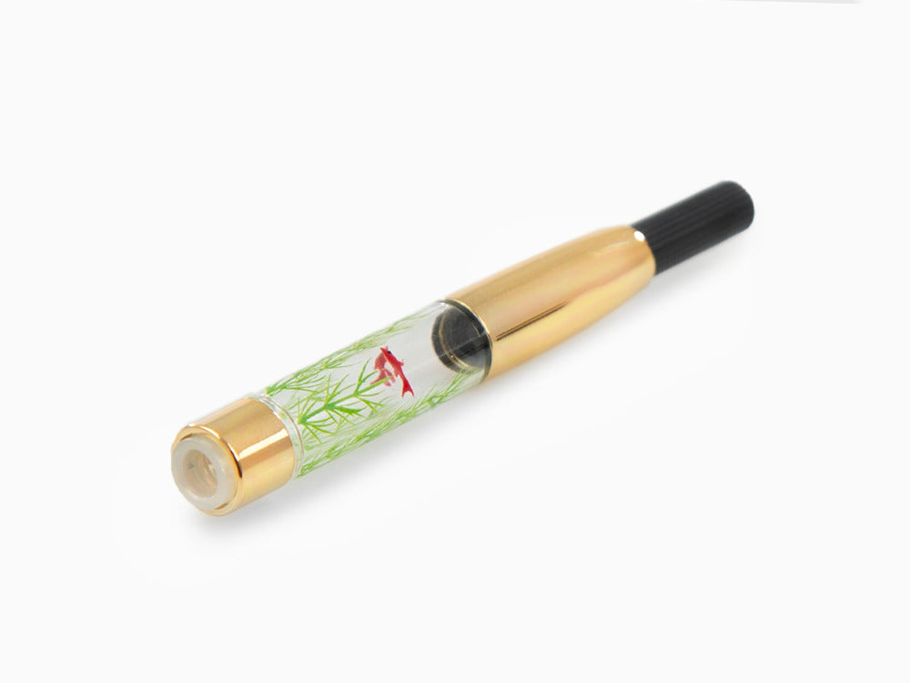 Nakaya Accesorios Converter Maki-e converter, Gold fishes and plant
