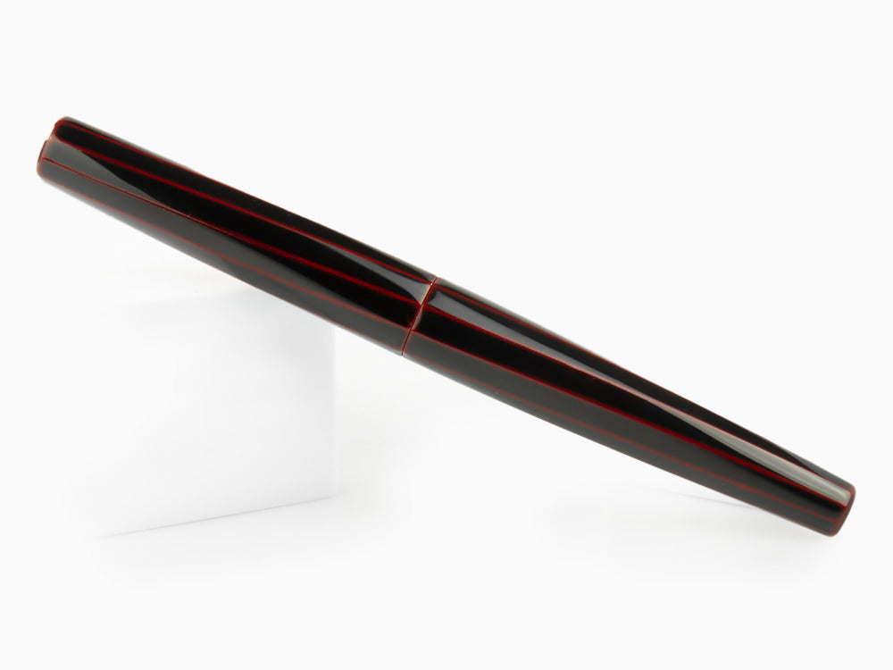 Nakaya Cigar Fountain Pen Kuro-Tamenuri, Decapod (TW), Ebonite, Urushi