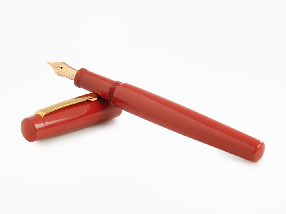 Nakaya Neo-Standard Fountain Pen, Arai Shu, Ebonite and Urushi lacquer