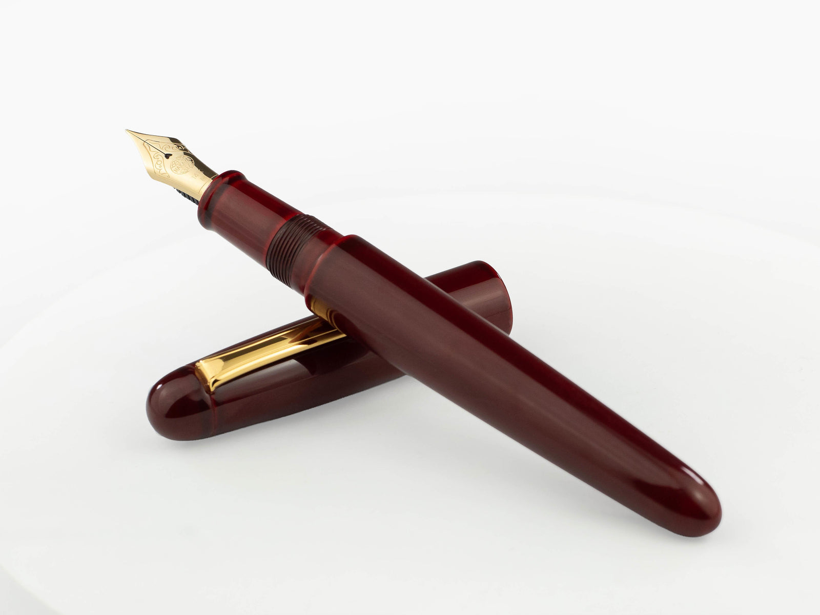 Nakaya Writer Fountain Pen Portable, Aka Tamenuri, Urushi, Metal