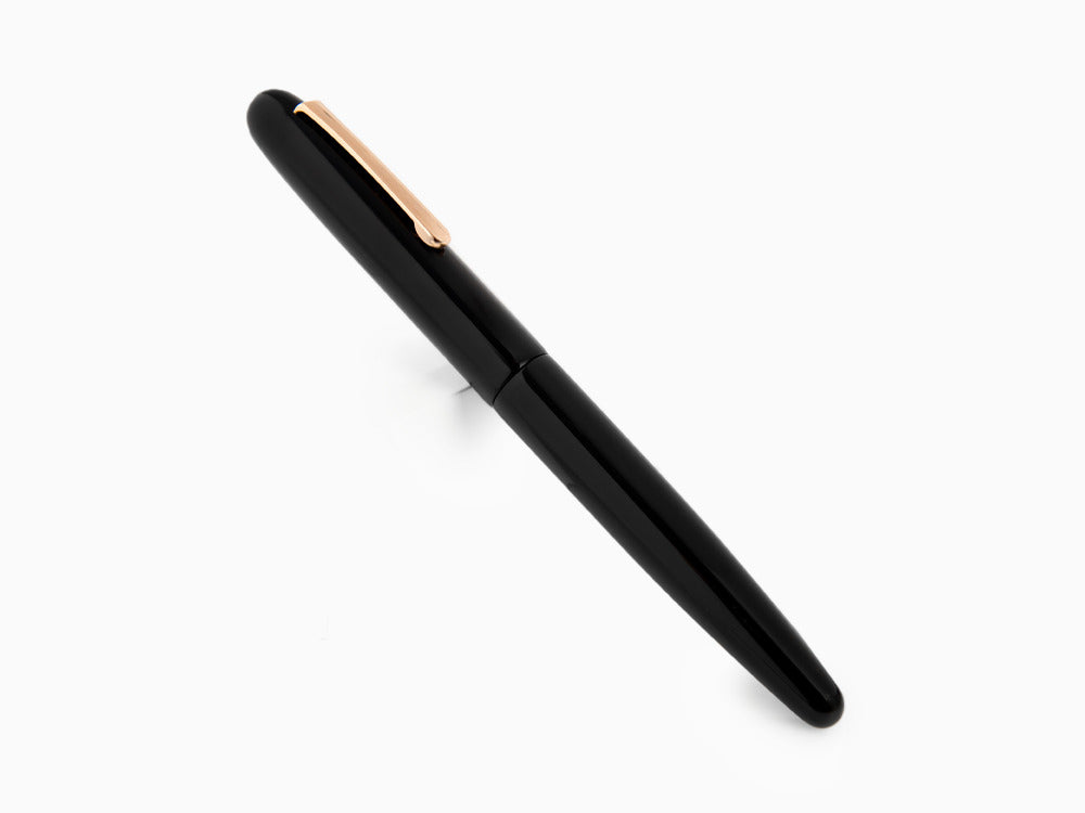 Nakaya Writer Fountain Pen Kuro-Roiro Black, Long, Rose Gold, Writer-B