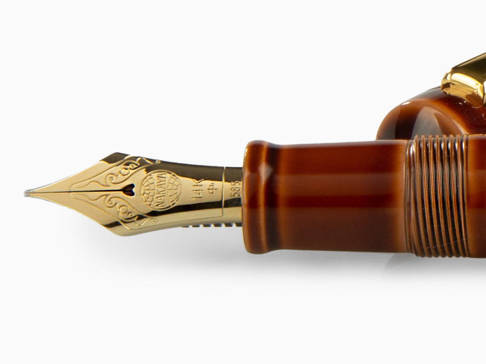 Nakaya Writer Piccolo Toki-Tamenuri Fountain Pen, Urushi lacquer