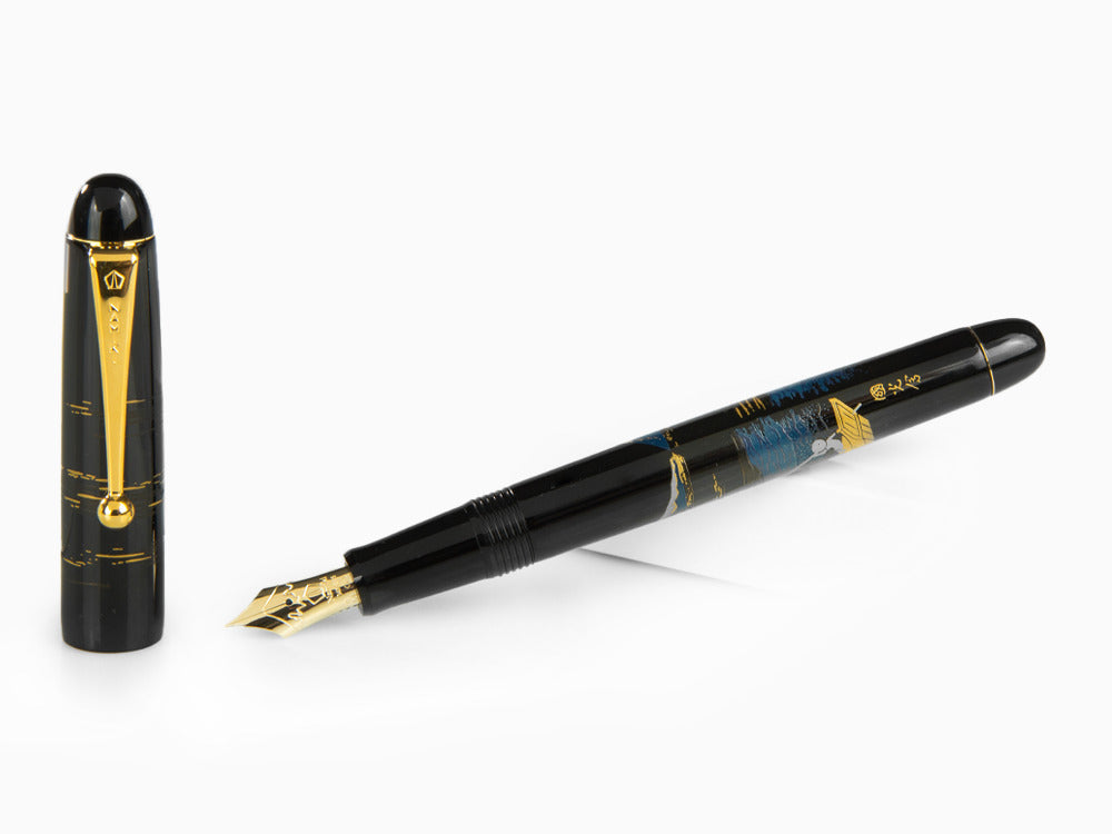 Namiki Nippon Art Mount Fuji and Ship Fountain Pen, Gold, FK-35SM-FF