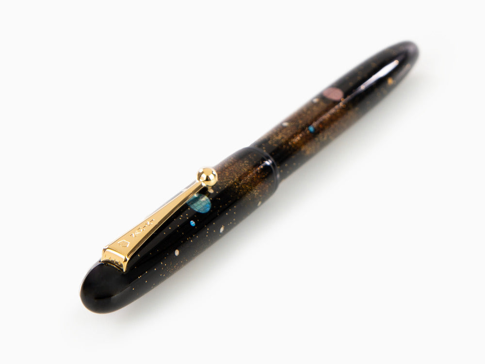 Namiki Yukari Milky Way Fountain Pen, Urushi lacquer, Gold, FN-20M-RAM