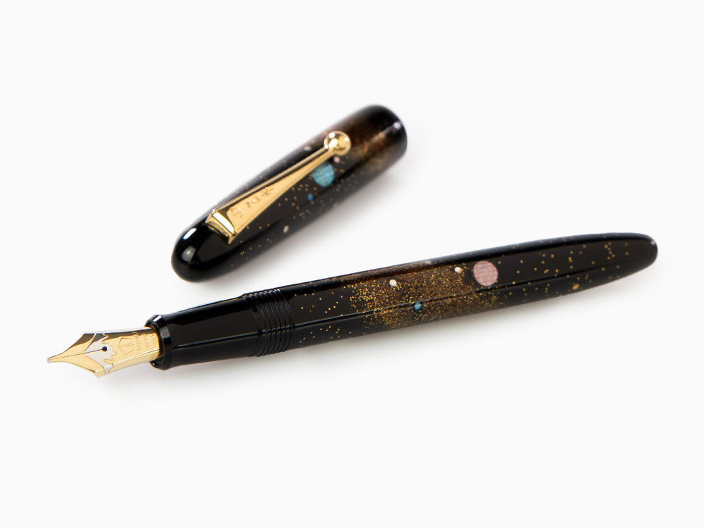Namiki Yukari Milky Way Fountain Pen, Urushi lacquer, Gold, FN-20M-RAM
